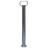 Roue jockey 48 mm avec 2 tubes de support et 3 pinces divisées 