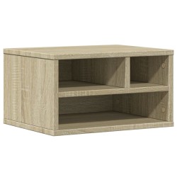 Support d'imprimante chêne sonoma 40x32x22,5 cm bois ingénierie 
