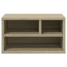 Support d'imprimante chêne sonoma 40x32x22,5 cm bois ingénierie 