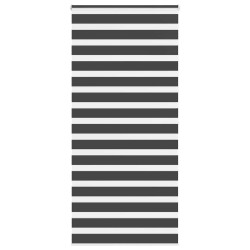 Store zèbre noir 95x200 cm largeur du tissu 90,9 cm polyester 