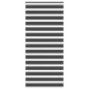 Store zèbre noir 95x200 cm largeur du tissu 90,9 cm polyester 