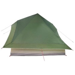 Tente familiale Tipi verte pour 10 personnes, imperméable. 