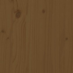 Canapé central de jardin marron miel 120x80 cm bois pin massif 