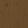 Canapé central de jardin marron miel 120x80 cm bois pin massif 