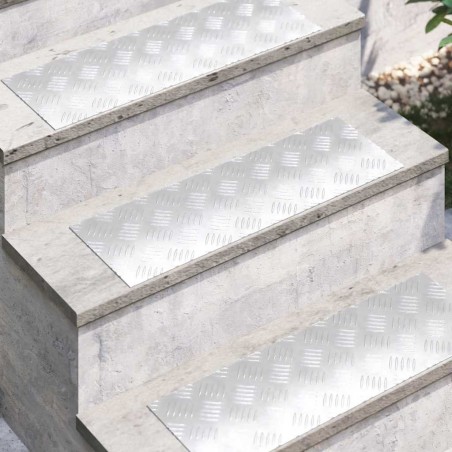 Plaques à damier en aluminium 2 pcs Antidérapantes 60x20 cm 