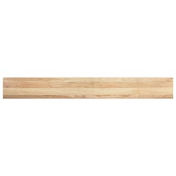Appuis de fenêtre 2 pcs non traité 160x20x2cm bois chêne massif 