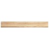 Appuis de fenêtre 2 pcs non traité 160x20x2cm bois chêne massif 
