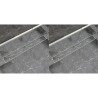 Drain de douche linéaire 2 pc 930 x 140 mm Acier inoxydable 
