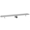 Drain de douche linéaire 2 pc 930 x 140 mm Acier inoxydable 