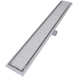 Drain de douche linéaire 2 pc 930 x 140 mm Acier inoxydable 