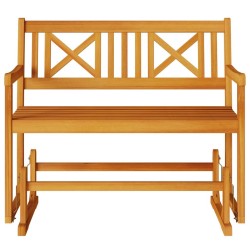 Banc basculant de jardin 2 places 110x59x97 cm Bois massif Acacia 