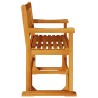 Banc basculant de jardin 2 places 110x59x97 cm Bois massif Acacia 