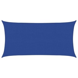 Voile d'ombrage 160 g/m² Bleu 2x4 m PEHD 