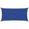 Voile d'ombrage 160 g/m² Bleu 2x4 m PEHD 