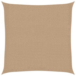 Voile d'ombrage 160 g/m² Taupe 2,5x2,5 m PEHD 