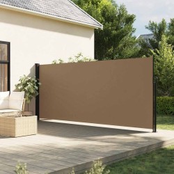 Auvent latéral rétractable taupe 160x500 cm 