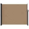 Auvent latéral rétractable taupe 160x500 cm 