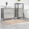 Tapis de bain Rectangulaire Crème 70x120 cm Polypropylène Antidérapant 