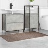 Tapis de bain rectangulaire marron 70x120 cm en polypropylène antidérapant 