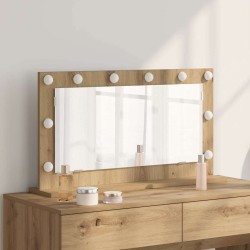 Miroir de vanity Chêne artisanal Panneau de particules 