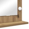Miroir de vanity Chêne artisanal Panneau de particules 