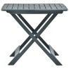 Table pliable de jardin Vert 79x72x70 cm Plastique 