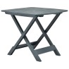 Table pliable de jardin Vert 79x72x70 cm Plastique 