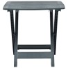 Table pliable de jardin Vert 79x72x70 cm Plastique 