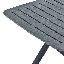 Table pliable de jardin Vert 79x72x70 cm Plastique 
