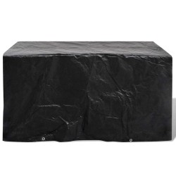 Housse de salon de jardin 8 œillets 180x70x90 cm 