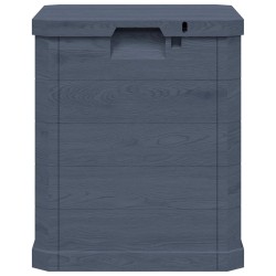 Boîte de rangement de jardin 90 L Anthracite 
