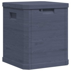 Boîte de rangement de jardin 90 L Anthracite 