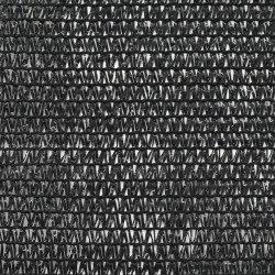 Clôture de tennis PEHD 1,4 x 50 m Noir 
