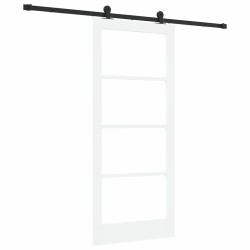 Porte coulissante avec kit de quincaillerie 'ORKDAL'blanche 86x198,5 cm 
