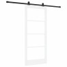 Porte coulissante avec kit de quincaillerie 'ORKDAL'blanche 86x198,5 cm 