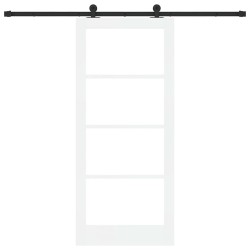 Porte coulissante avec kit de quincaillerie 'ORKDAL'blanche 86x198,5 cm 