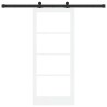 Porte coulissante avec kit de quincaillerie 'ORKDAL'blanche 86x198,5 cm 