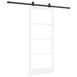 Porte coulissante avec kit de quincaillerie 'ORKDAL'blanche 86x198,5 cm 
