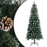 Sapin de Noël artificiel avec support Vert 180 cm PVC 