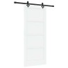 Porte coulissante avec matériel 'ORKDAL'en bois de pin blanc 