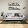 Tapis HUARTE à poils courts doux lavable vert forêt 120x170 cm 