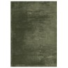 Tapis HUARTE à poils courts doux lavable vert forêt 120x170 cm 