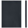 Écrans de jardin 2 pcs en PVC 35x0,19 m, gris foncé. 