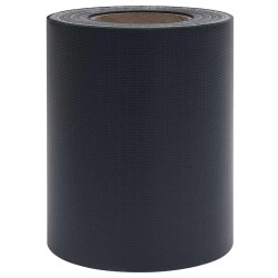 Écrans de jardin 2 pcs en PVC 35x0,19 m, gris foncé. 