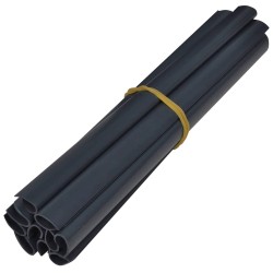 Écrans de jardin 2 pcs en PVC 35x0,19 m, gris foncé. 