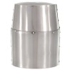 Casque de chevalier croisé antique pour GN Argenté Acier 