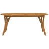 Table de jardin 200x90x75 cm Bois d'acacia solide 