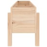 Lit surélevé de jardin 121x30x38 cm bois de pin massif 