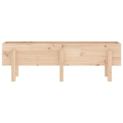 Lit surélevé de jardin 121x30x38 cm bois de pin massif 