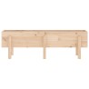 Lit surélevé de jardin 121x30x38 cm bois de pin massif 
